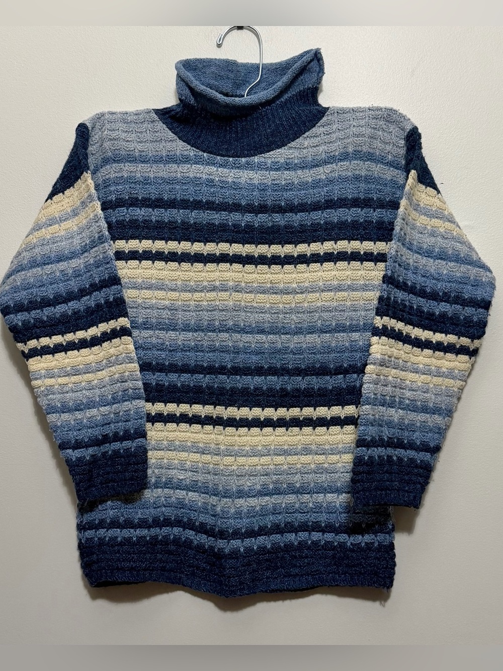 80s/90s Preppy Jet Set Cool Kids Clothes Striped Sweater Size 6X Made in USA